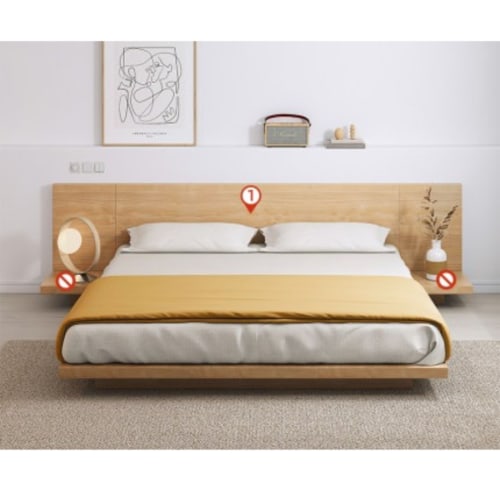 Super king floor bed new arrivals